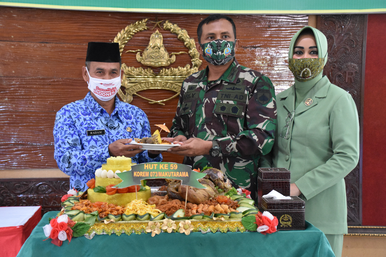 HUT Korem 073/Makutarama Ke-59 Sederhana Dan Penuh Khidmat